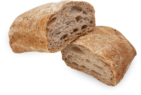 Ciabatta Bread cutout, Png file